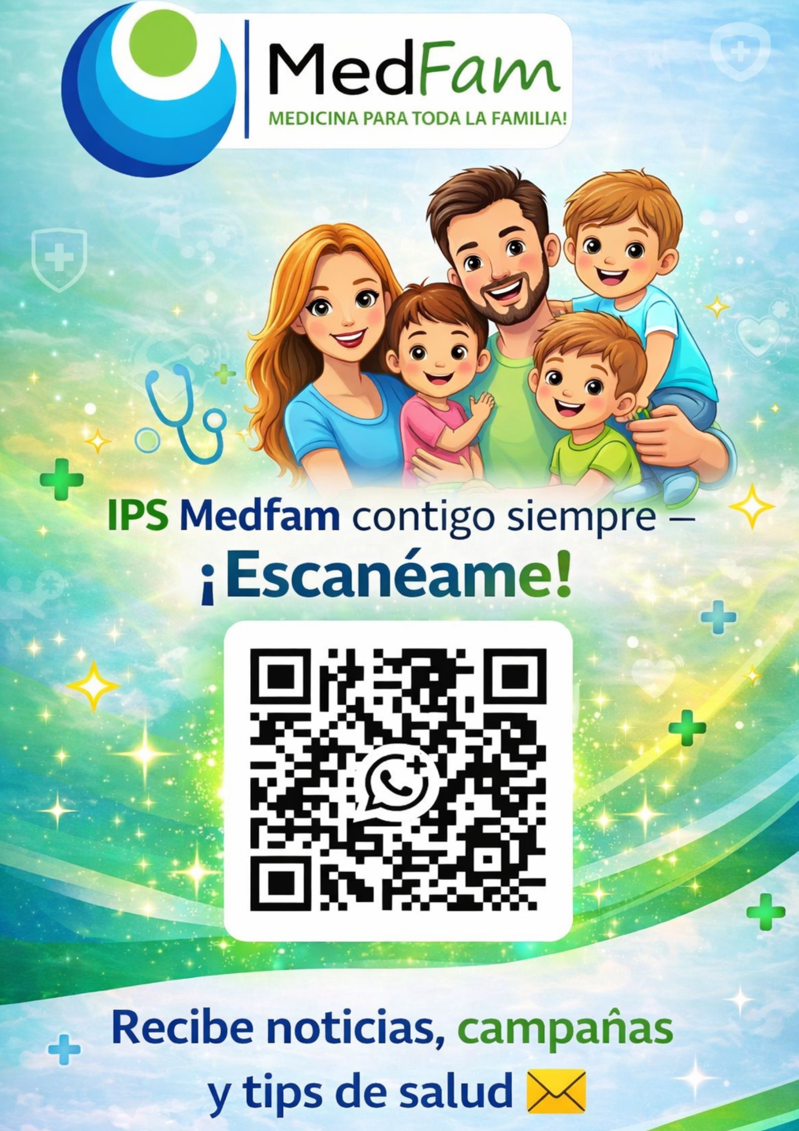 IPS Medfam contigo siempre - Escanéame
