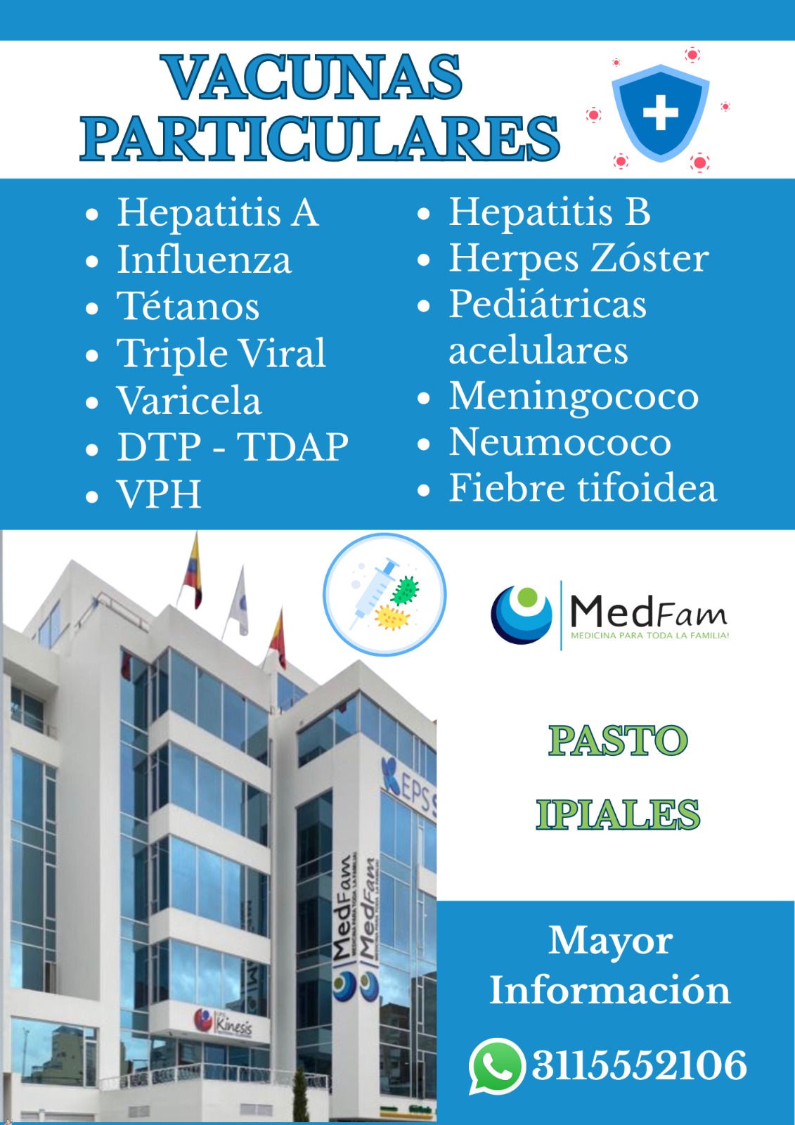 Vacunas particulares MedFam